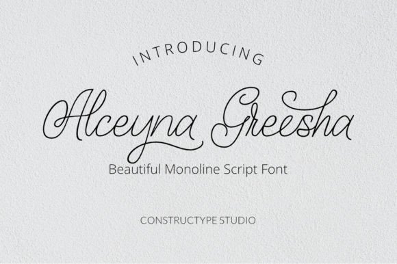 Alceyna Greesha: A Sweet and Delicate Handwritten Font
