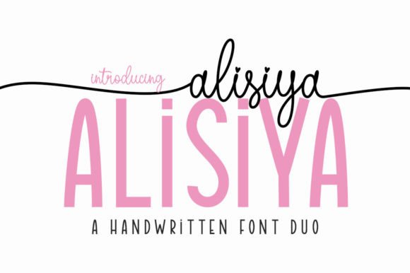 Alisiya: Where Dance Meets Luxury in a Modern Font Duo