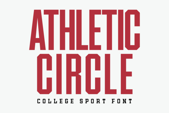 Athletic Circle: A Modern Typeface for High-Impact Designs