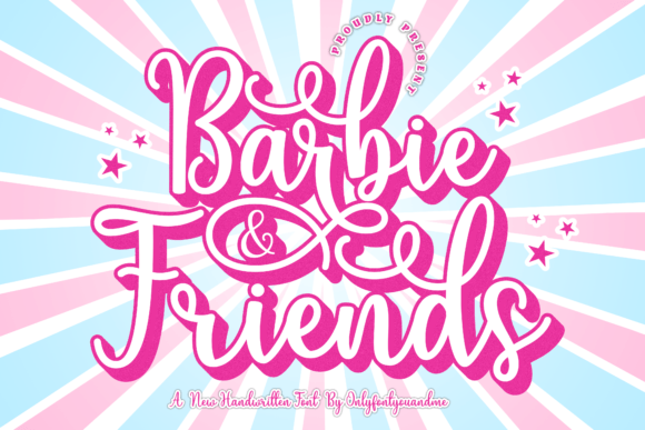 Barbie and Friends: A Handwritten Font with a Playful Vibe