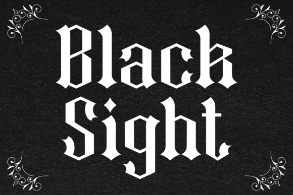 Black Sight: A Gothic Typeface for Bold Branding