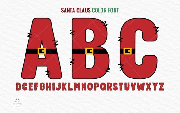 Christmas Santa: Your Go-To Festive Decorative Font for Holiday Projects