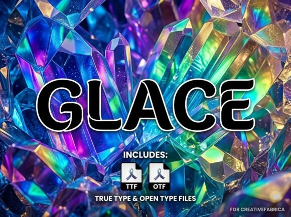 Glace: The Artistic Display Typeface for Bold Creators