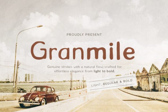 Granmile: The Handwritten Sans Serif with Organic Appeal