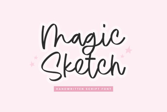 Magic Sketch: A Handwritten Font with Authentic Character