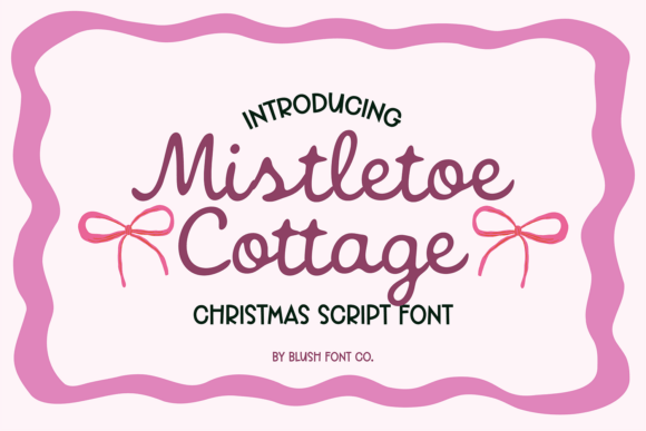 Mistletoe Cottage: A Vintage Script for Holiday Projects