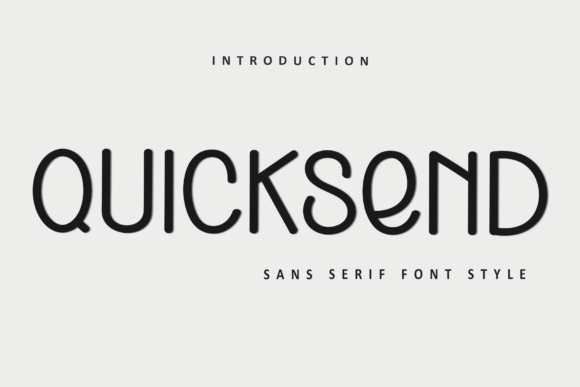 Quicksend: The Festive Typeface for Holiday Design