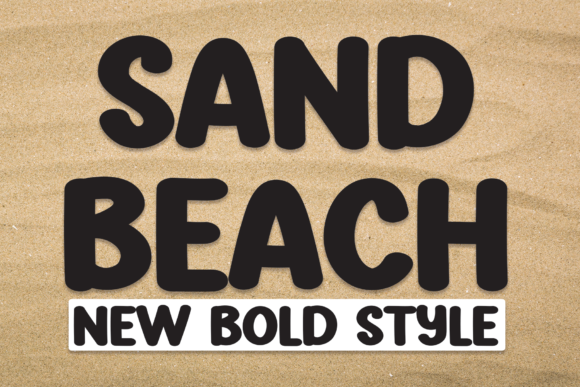 Sand Beach: A Creative Font for Playful Branding