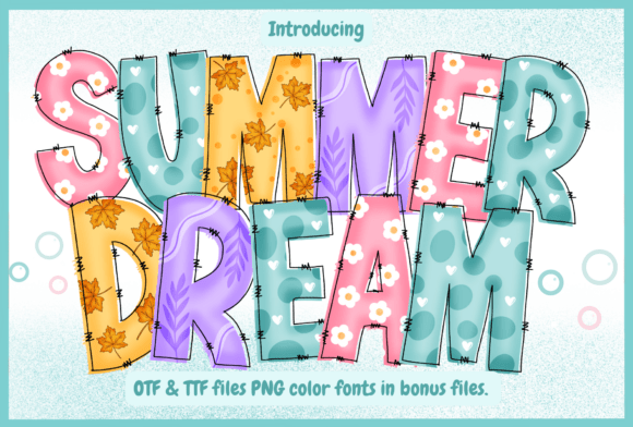 Summer Dream: A Playful Typeface for Creative Projects