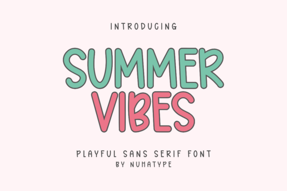 Summer Vibes: The Sans Serif Font for Effortless, Modern Design