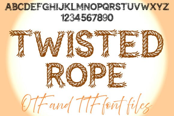 Twisted Rope Font: Authenticity in Every Strand