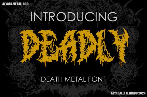 Unleash Your Brand’s Dark Edge with the Deadly Font